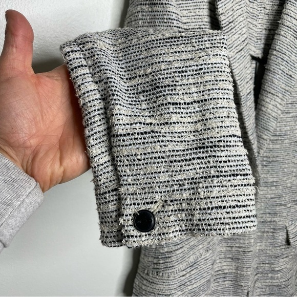 Rag & Bone Ames Deconstructed Textured Jacket Blazer Womens 4 - Picture 3 of 10